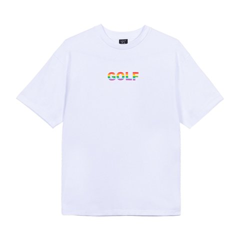 Golf Wang RAINBOW GOLF LOGO TEE - Colorway