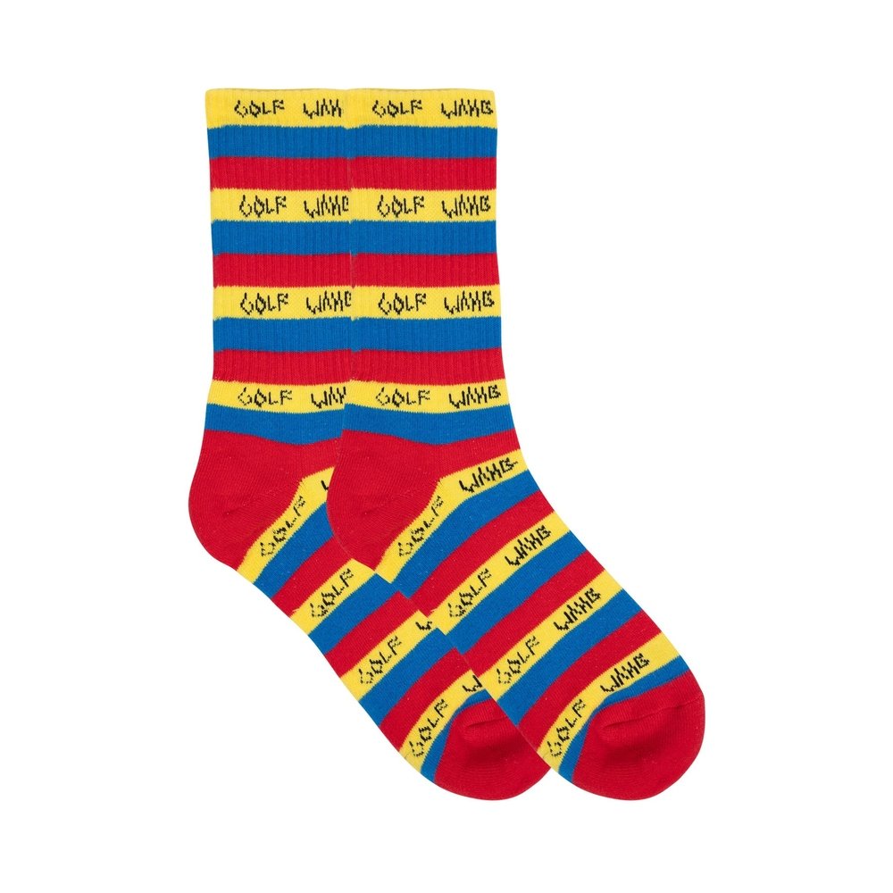 GOLF WANG MULTI STRIPE SOCKS