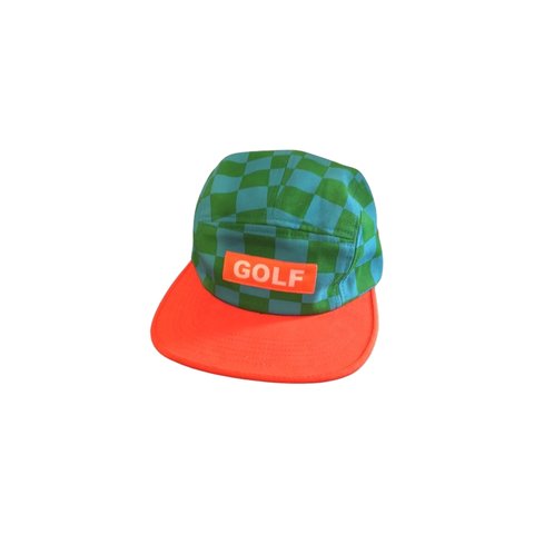 GOLF CHECKERED CAMP HAT 