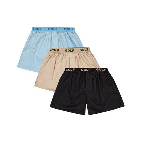 Golf Wang 3PK LOGO BOXERS by GOLF WANG - $45.00