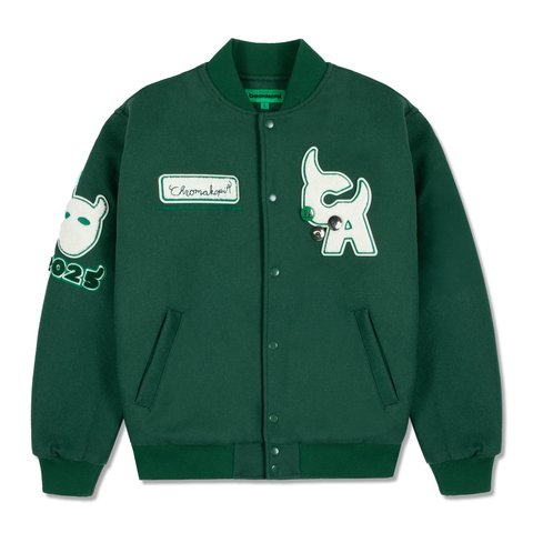 Golf Wang CHROMAKOPIA LETTERMAN - GREEN by GOLF WANG - $250.00