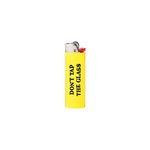 GLASS LIGHTER - YELLOW