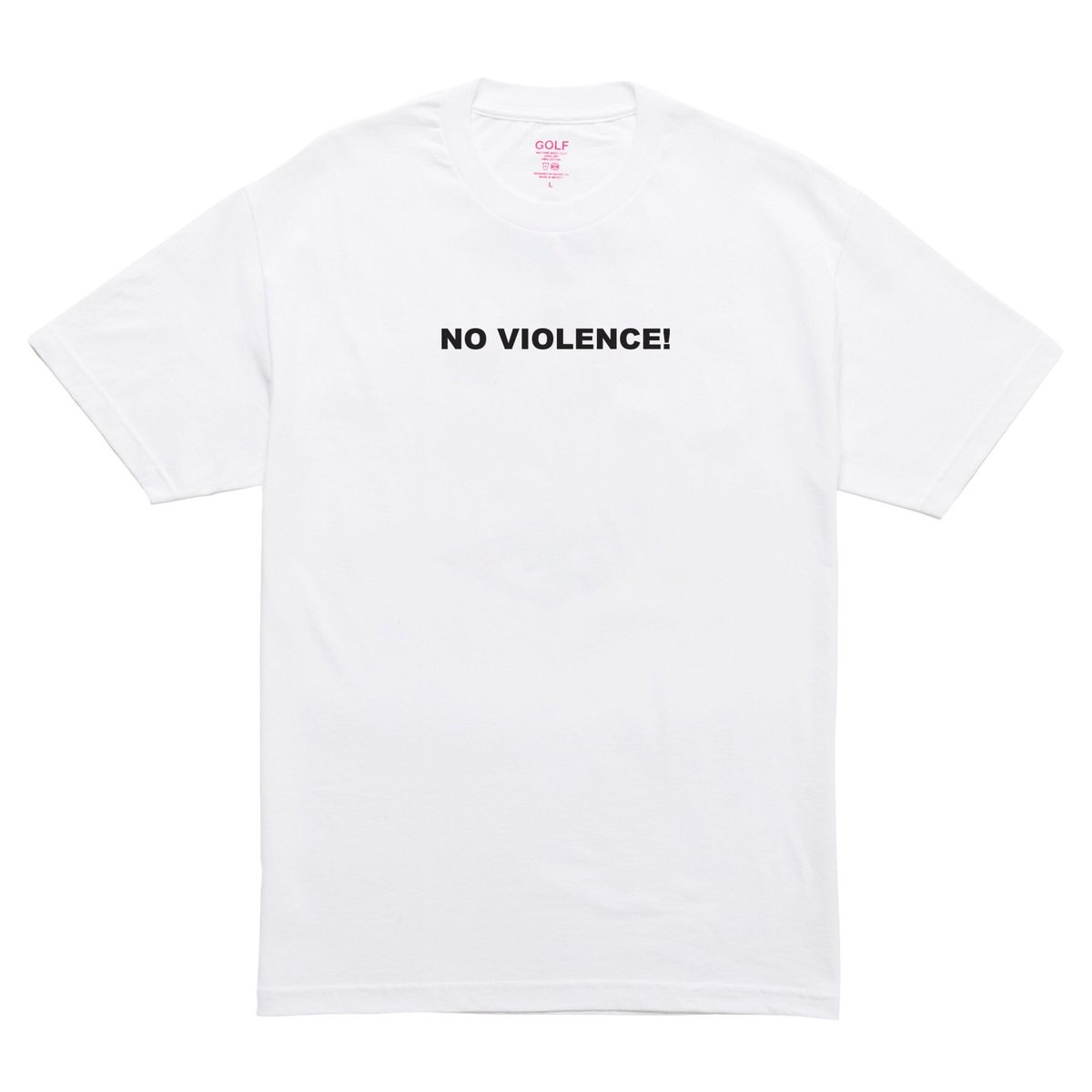 Golf Wang OKRA NO VIOLENCE TEE (Autumn) - $30.00