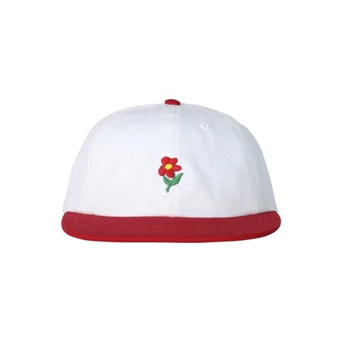 FLOWER TWO TONE 6 PANEL HAT