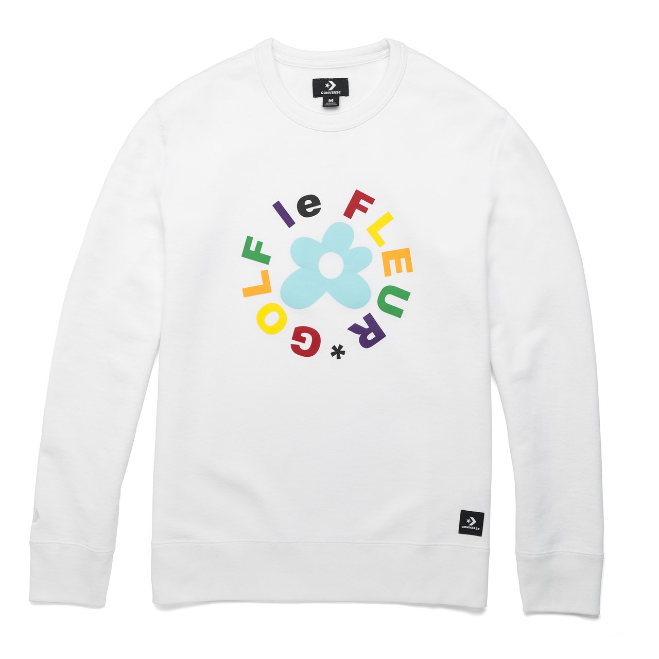 CONVERSE X GOLF LE FLEUR LOGO ESSENTIAL CREWNECK