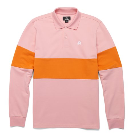 CONVERSE X GOLF LE FLEUR FLOWER EMBROIDERED POLO