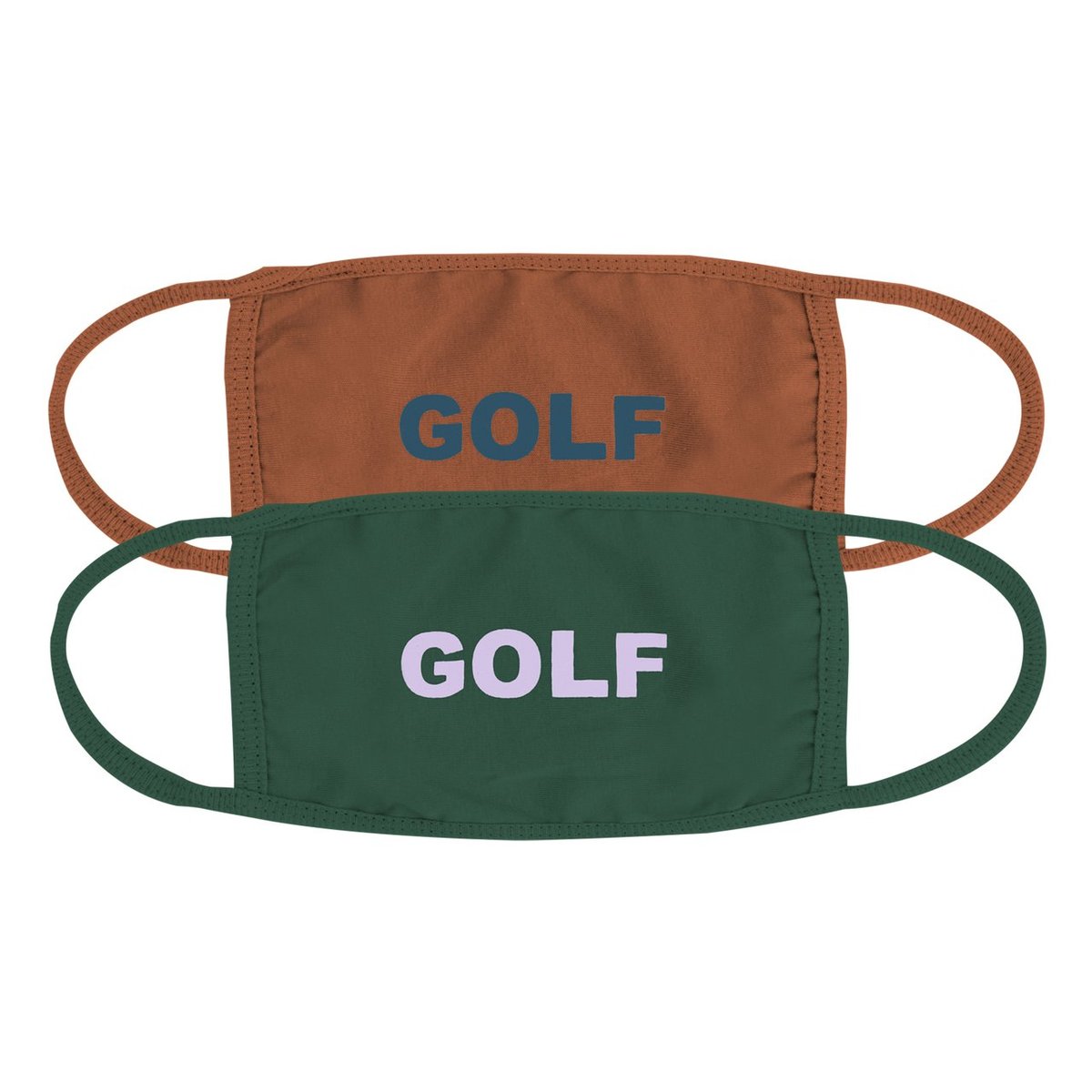 Golf Wang GOLF FACE MASK 2PK (Autumn) - $20.00