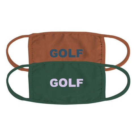 Golf Wang GOLF FACE MASK 2PK - $20.00