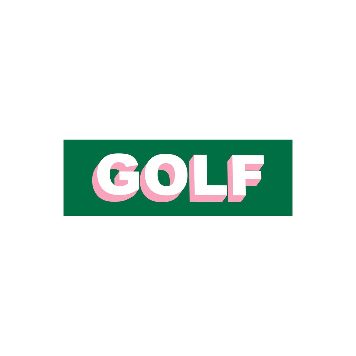 Golf Wang GOLF STICKER - TWO TONE (Autumn)