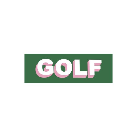 Golf Wang GOLF STICKER - $5.00