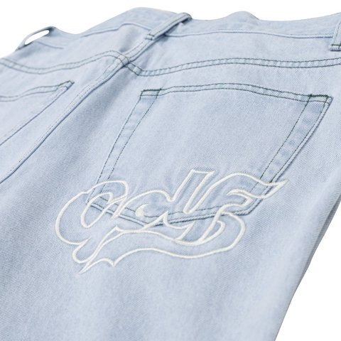 Golf Wang BIG CURSIVE DENIM JEANS - Colorway