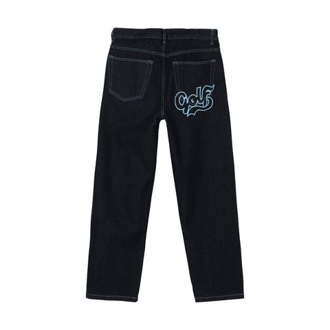 Golf Wang BIG CURSIVE DENIM JEANS - Colorway
