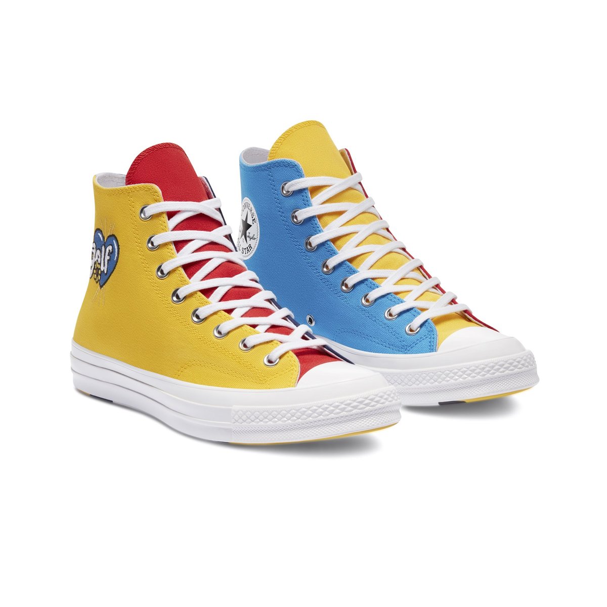 Golf Wang TRI PANEL CHUCK 70 HI (Autumn) - $100.00