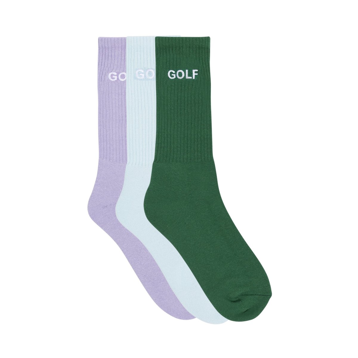 Golf Wang LOGO SOCKS 3PK (Autumn) - $30.00