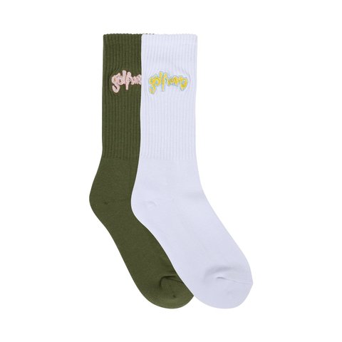 Golf Wang SAFARI 2PK SOCKS
 - $20.00