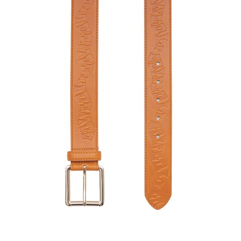 Golf Wang WAVES DEBOSSED LEATHER BELT - Colorway