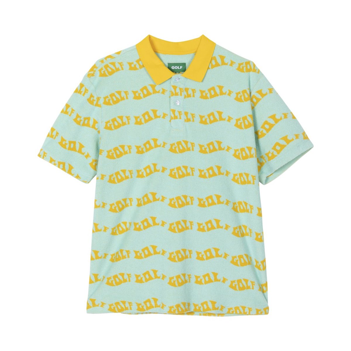 Golf Wang WAVES TERRY CLOTH POLO (Autumn) - $80.00