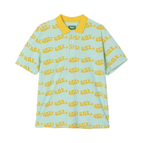 Golf Wang WAVES TERRY CLOTH POLO - $80.00