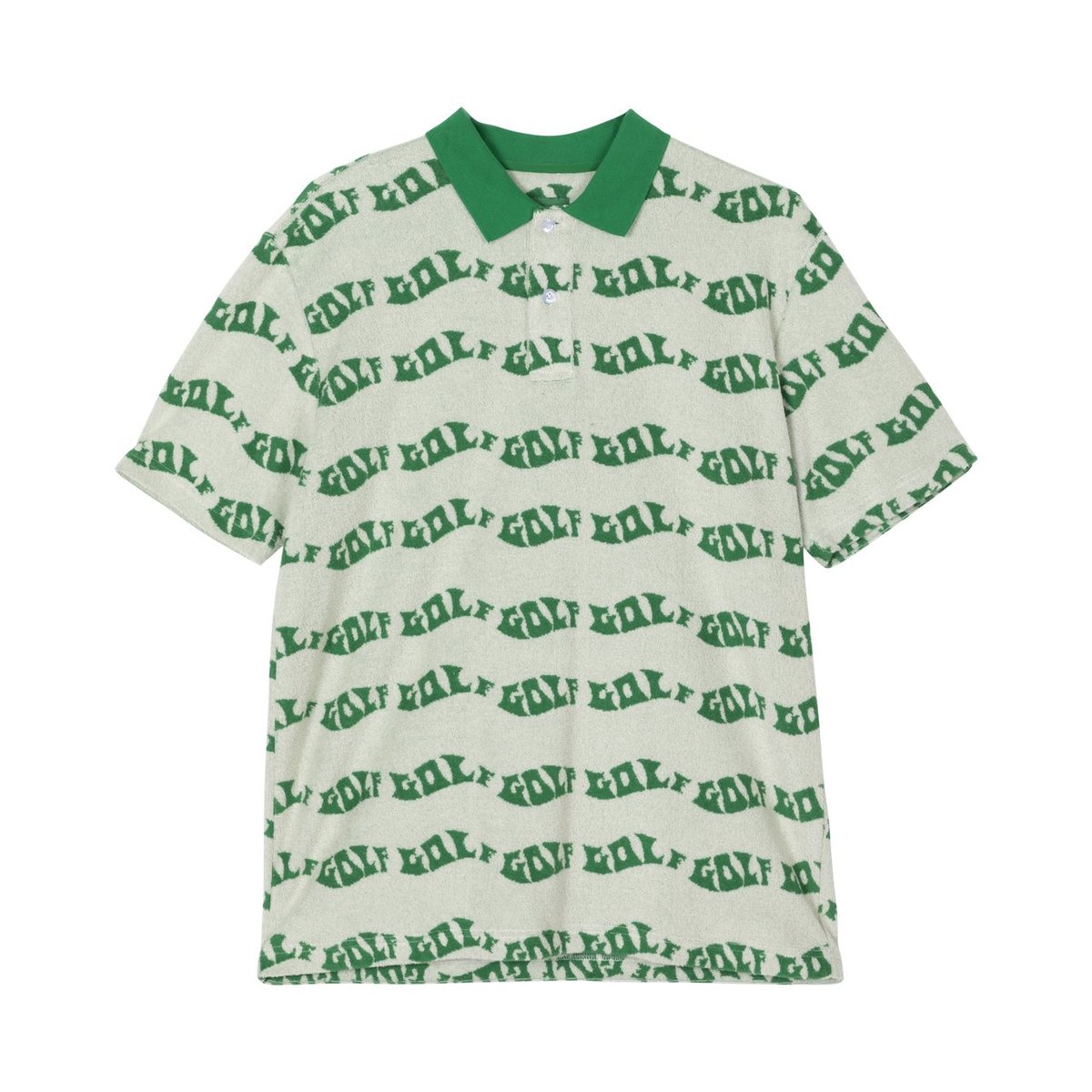 Golf Wang WAVES TERRY CLOTH POLO (Autumn) - $80.00