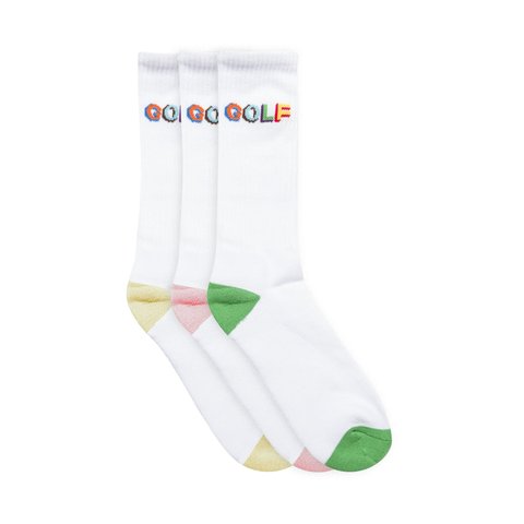 Golf Wang GOLF BASIC 3D SOCKS 3PK