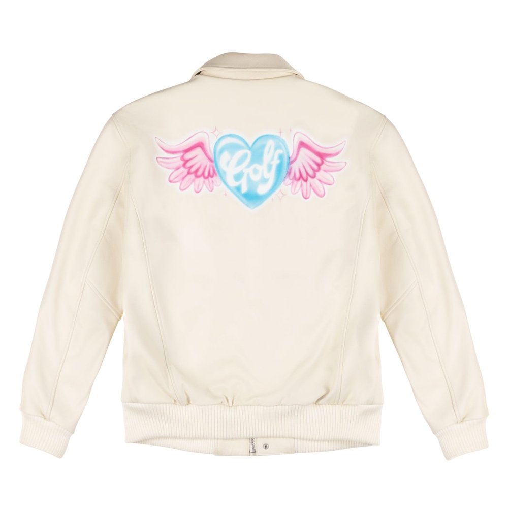 AIRBRUSH HEART BOMBER JACKET