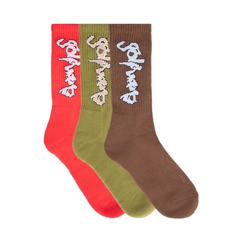 Golf Wang SAFARI SOCKS 3PK - $35.00