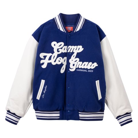 Golf Wang CFG EMBROIDERED VARSITY JACKET - Colorway