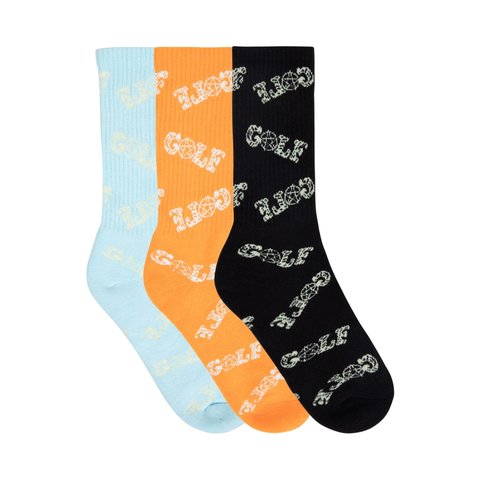 Golf Wang RITUAL SOCKS 3PK - $35.00