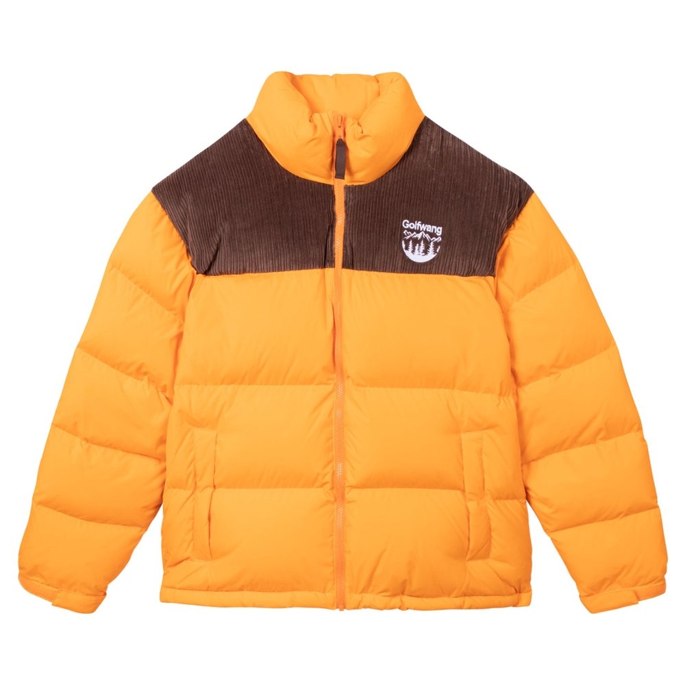 CORDUROY YOKE DOWN JACKET
