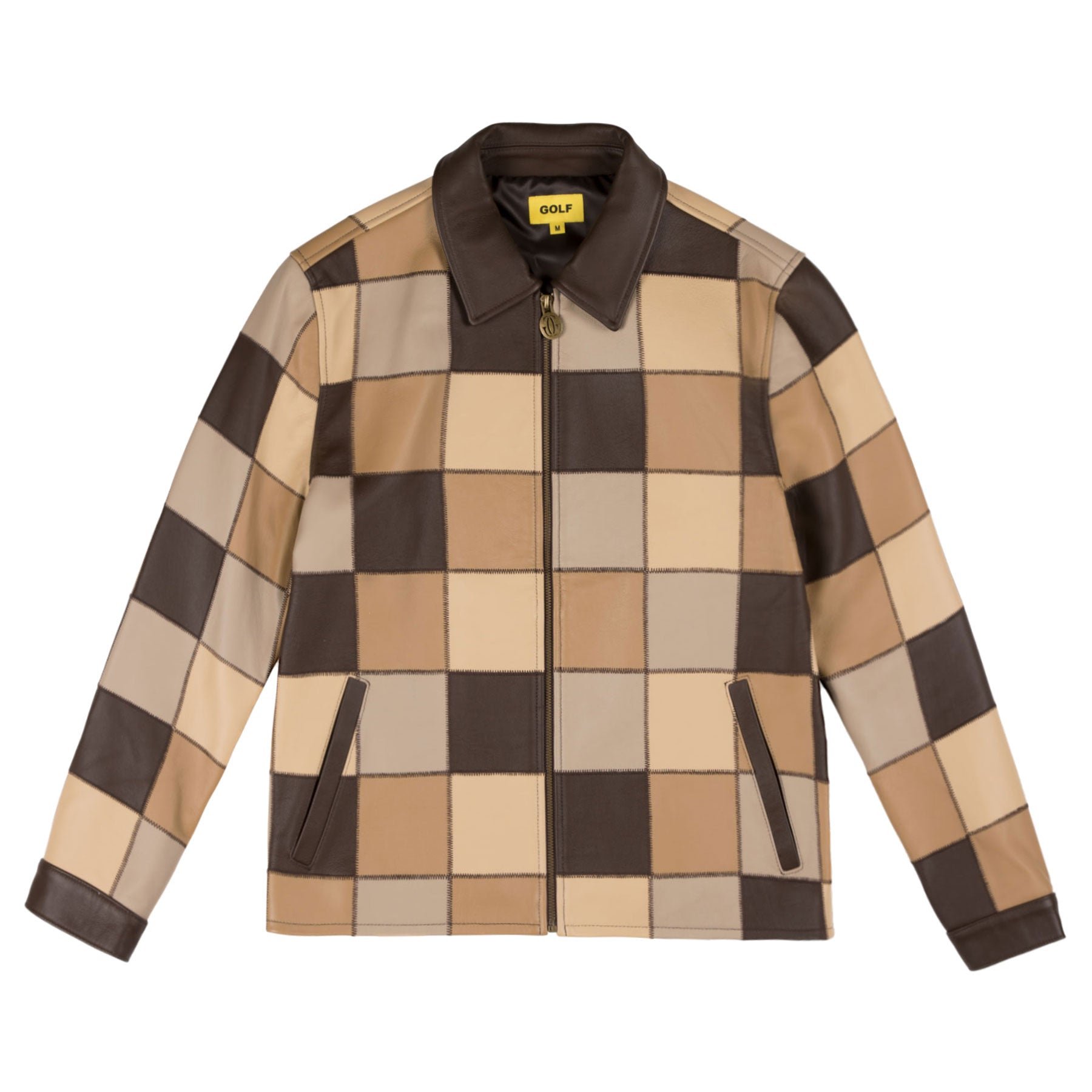 LEATHER PATCHWORK JACKET - fall/winter - Golf Wang