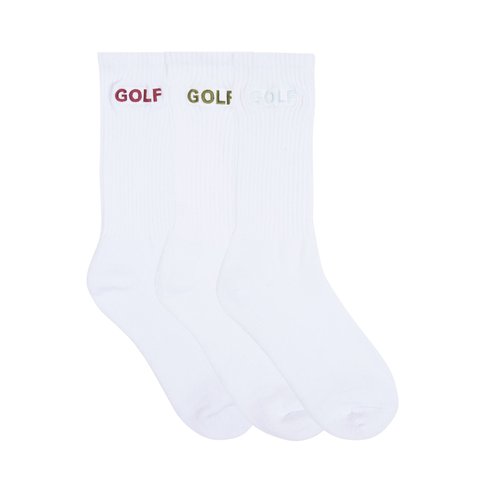 Golf Wang LOGO SOCKS 3PK by GOLF WANG - $35.00