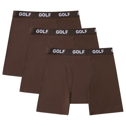 Golf Wang 3PK FALL LOGO BOXER BRIEFS by GOLF WANG