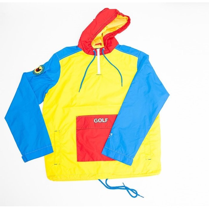 GOLF TRI-COLOR PULLOVER WINDBREAKER