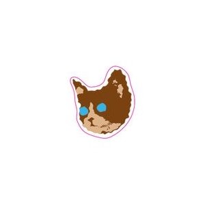 KILL CAT SMALL 1" STICKER MULTI