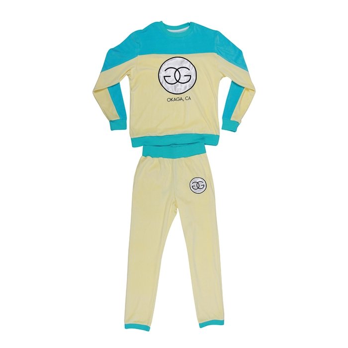 VELOUR DOUBLE G SUIT