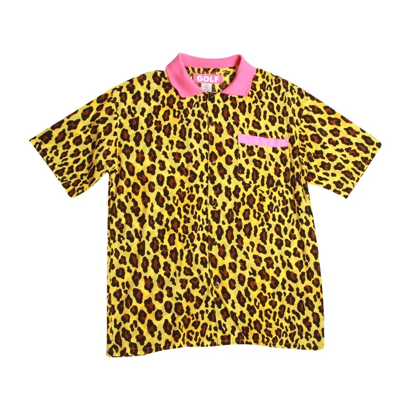 CHEETAH BUTTON UP