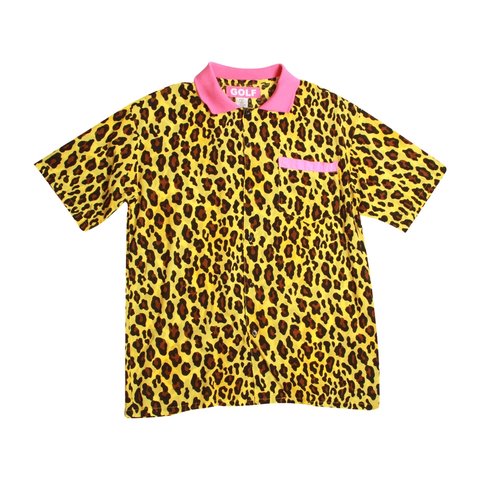 CHEETAH BUTTON UP