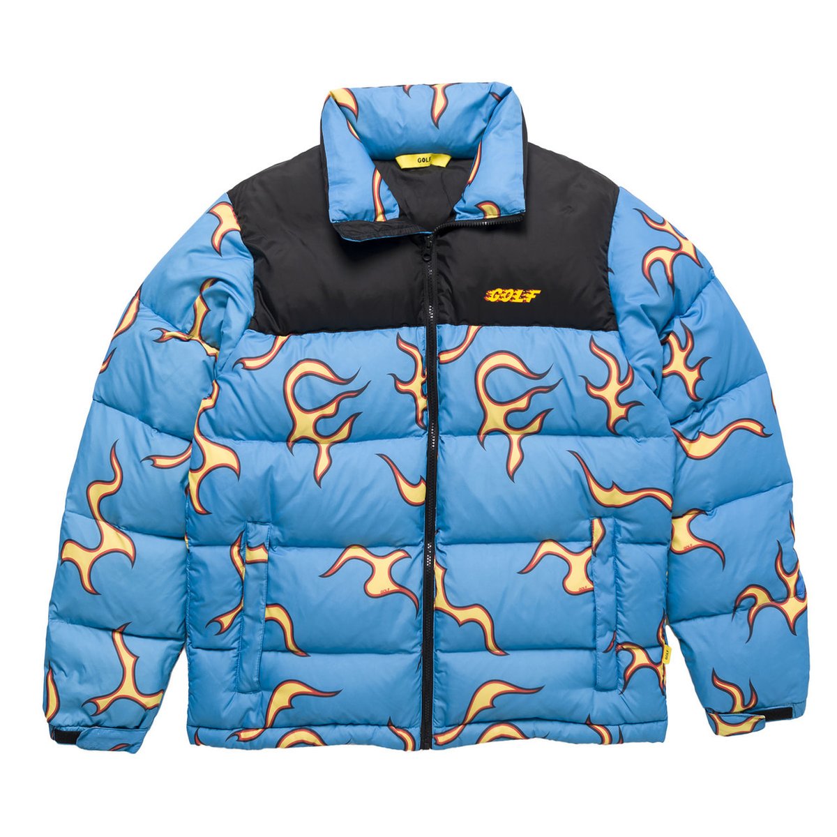 Golf Wang FLAME PUFFER JACKET (Fall/Winter) - $220.00