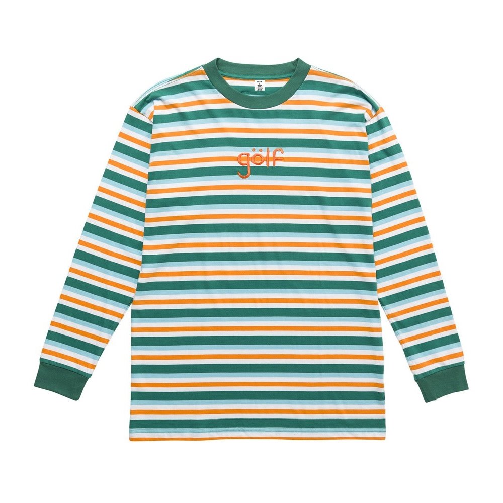 GOLF EURO STRIPED LONGSLEEVE TEE