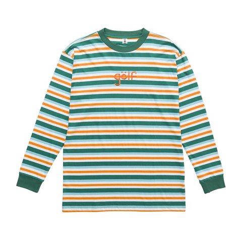 GOLF EURO STRIPED LONGSLEEVE TEE