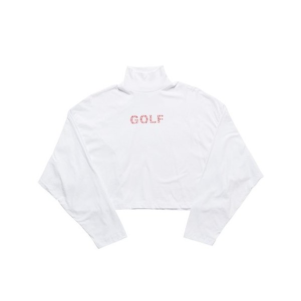 GOLF ROSES MOCK TURTLENECK LONGSLEEVE