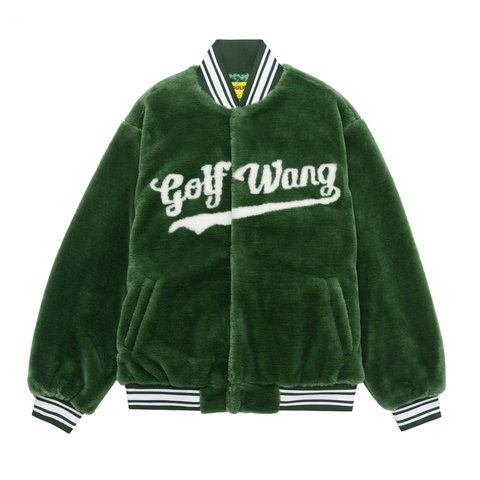 Golf Wang SCRIPT FUR BASEBALL JACKET - Colorway