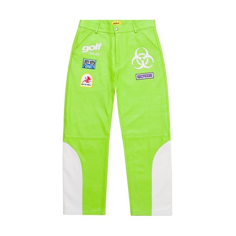 Golf Wang GOLF RACING HAZARD LEATHER PANT - Colorway