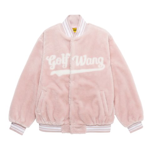 Golf Wang SCRIPT FUR BASEBALL JACKET - Colorway