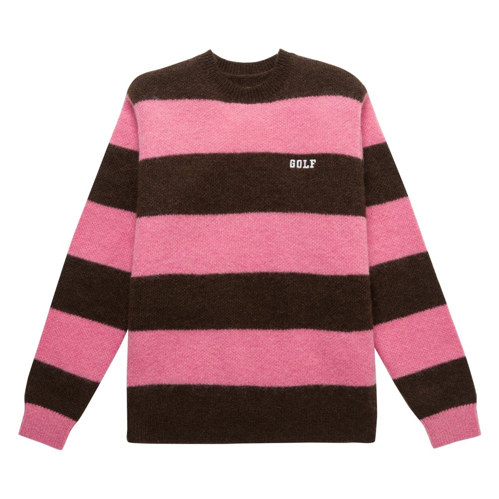 MOHAIR STRIPED SWEATER