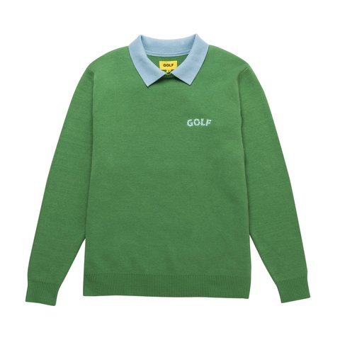 Golf Wang GALAXY LOGO COLLARED SWEATER - $100.00