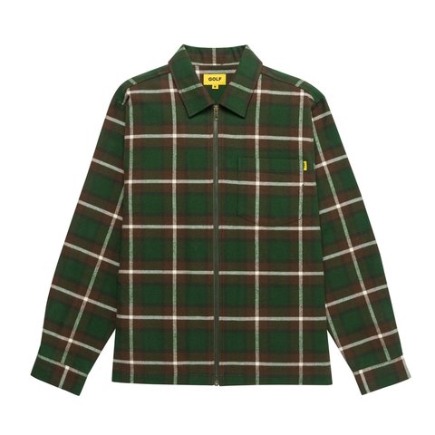 Golf Wang PLAID FLANNEL ZIP JACKET - $160.00