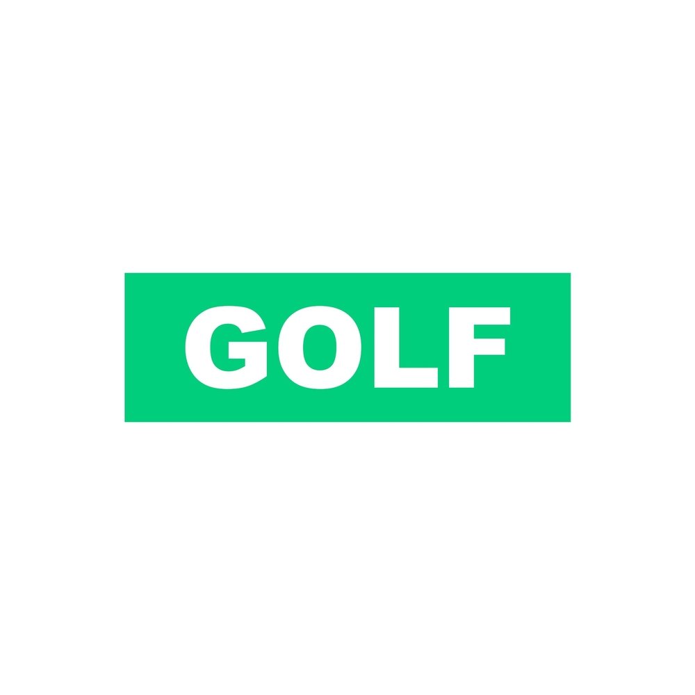 GOLF LOGO STICKER