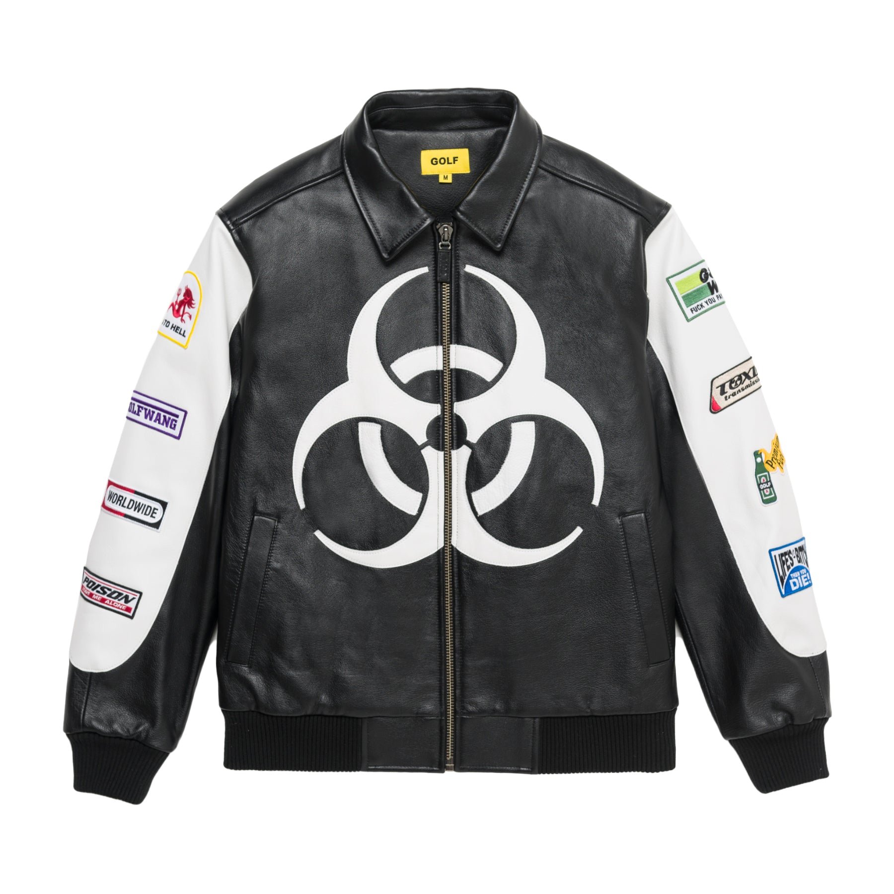 GOLF RACING LEATHER JACKET - Fall/Winter - Golf Wang