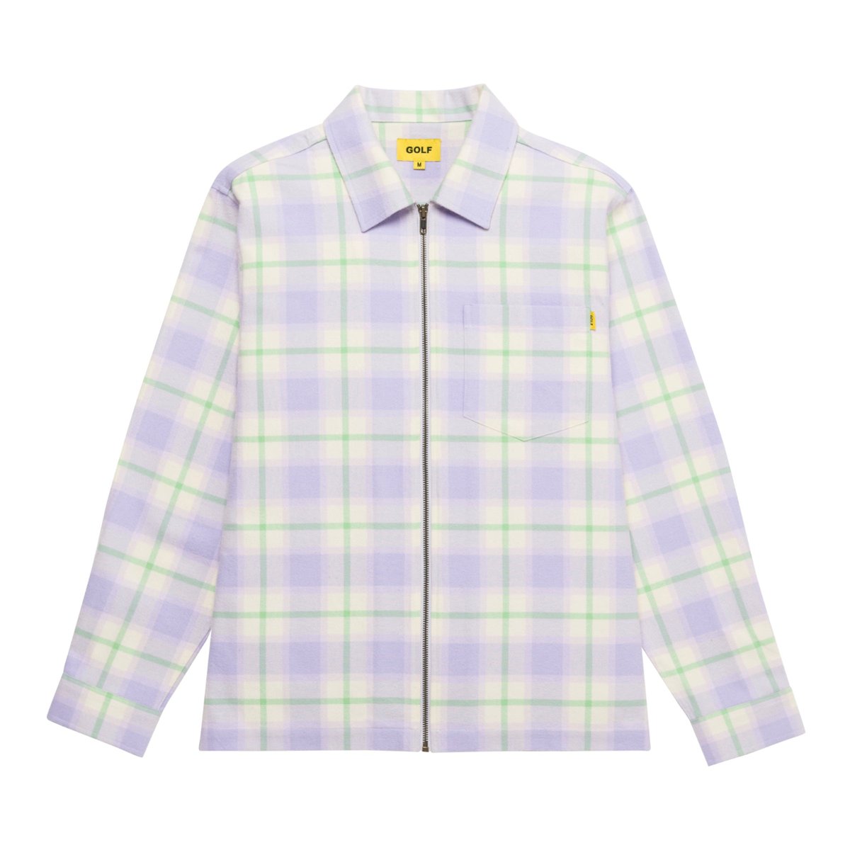 GOLF WANGZIP PLAID FLANNEL JACKETシャツサイズL 777e286ad2be41f8afcdf2261aa9c5
